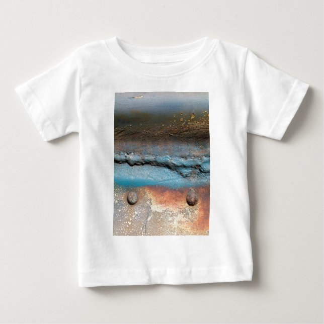 Oxidiertes Metall Baby T-shirt (Vorderseite)