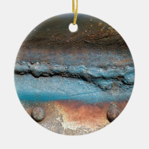 Oxidiertes Metall Keramik Ornament