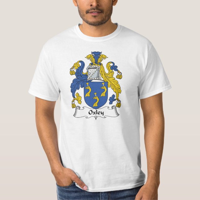Oxley Familienwappen T-Shirt (Vorderseite)