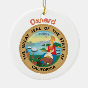 Oxnard California Keramikornament
