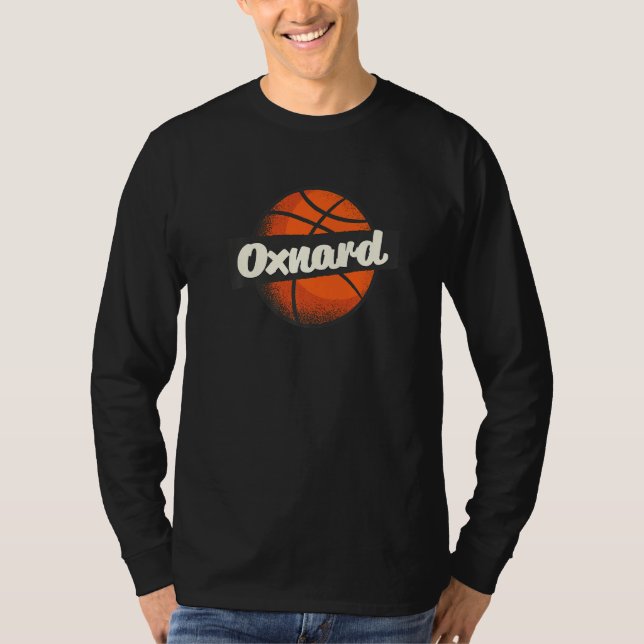 Oxnard Hometown Basketball Player Sports   T-Shirt (Vorderseite)