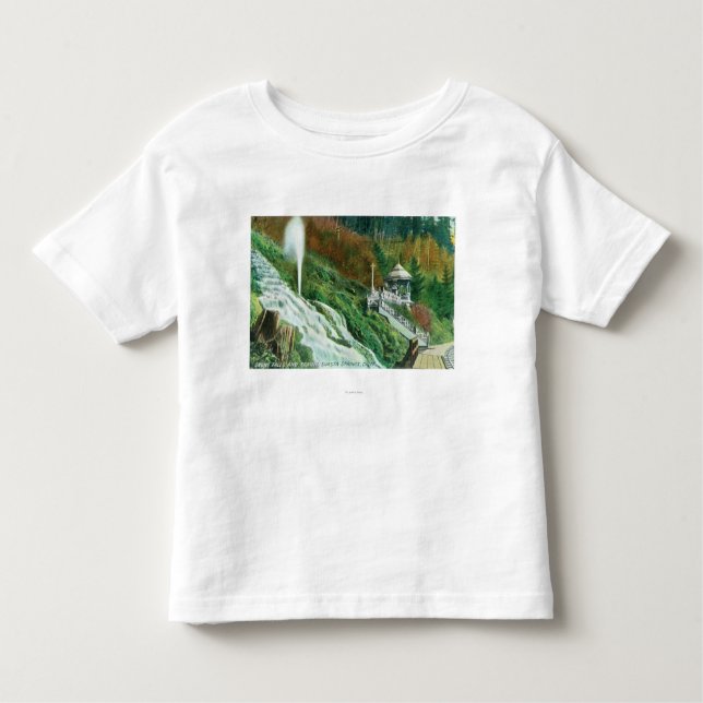 Oxone Fälle und Frühling ViewShasta Frühlinge, CA Kleinkind T-shirt (Vorderseite)