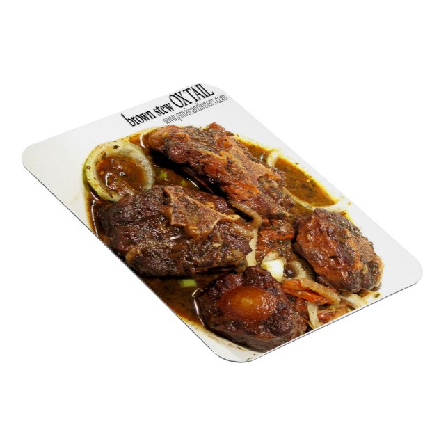 Oxtail Brown Stew Kühlschrank Magnet (Rechte Seite)