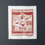 Oxtail Suppe Pop Art Wandteppich<br><div class="desc">Ein Pop Kunstbeispiel eines Beutels mit Ochsenschwanzsuppe. Dieses Design hat einen Ochse oder Kuh auf einer Lebensmittelverpackung. Ein Design für jeden, der im Winter heiße Suppe trinken Lieben. Das ist Teil meiner Kunstserie "Food Packaging Design".</div>