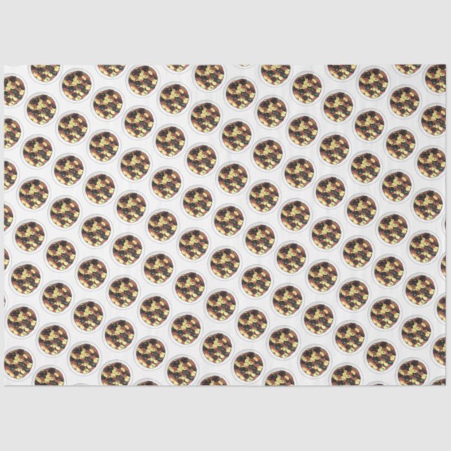 Oxtail und Broad Beans Stew Jamaican Food Koch Seidenpapier (Vorderseite)