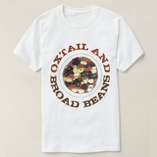 Oxtail und Broad Beans Stew jamaikanische Lebensmi T-Shirt