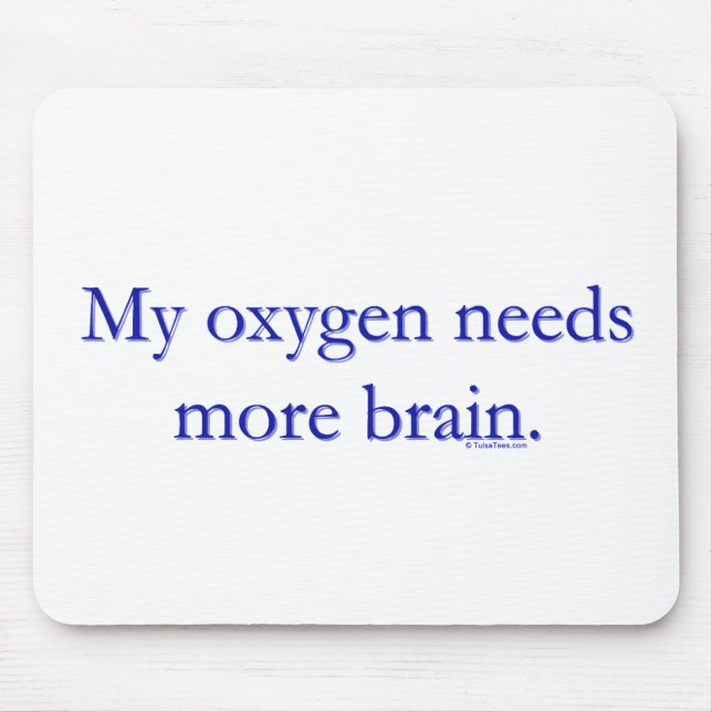 Oxy Brain Mousepad (Vorne)