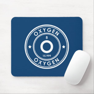 Oxygen Element Blue Mouse Pad Mousepad