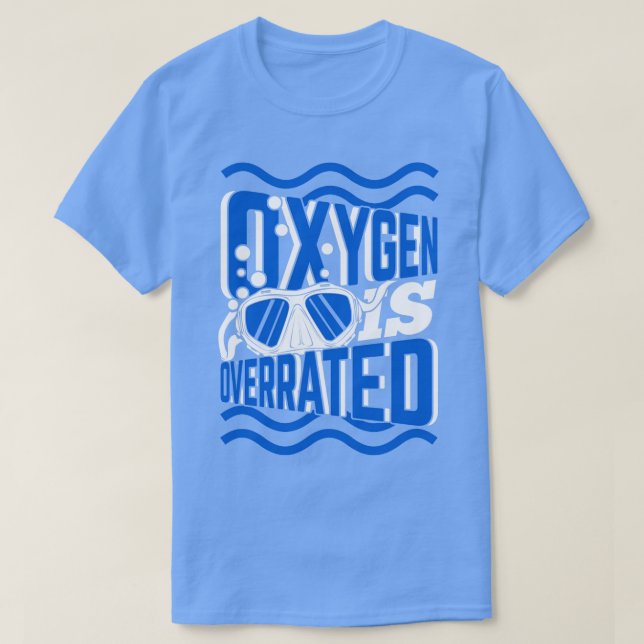 Oxygen ist ein Geschenk an den Funny Swimming Schw T-Shirt (Design vorne)