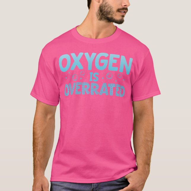 Oxygen überbewertet Water Polo Funny Swim Team (Vorderseite)
