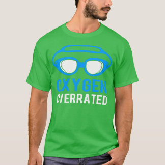 Oxygen überbewertete Funny Swimmingpool für Männer T-Shirt
