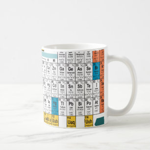Oxygentees periodische Tabellen-Tasse Kaffeetasse