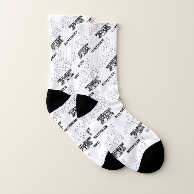 Oxytocin-Gebäude-Blöcke der Chemie der Liebe Socken (Paar)