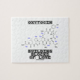 Oxytocin-Gebäude-Blöcke der Liebe (Chemie) Puzzle