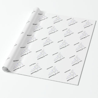 Oxytocin-Hormon der Liebe (Chemie) Geschenkpapier
