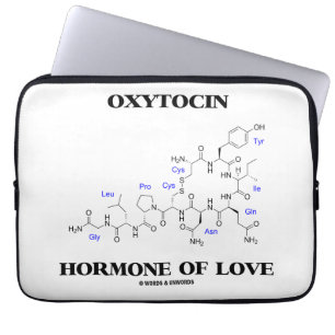 Oxytocin-Hormon der Liebe (Chemie) Laptopschutzhülle