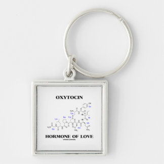 Oxytocin-Hormon der Liebe (Chemie) Schlüsselanhänger