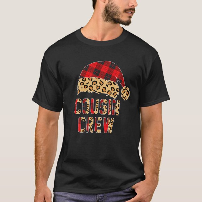 Oy0j Weihnachtsmannmütze Cousin Crew Weihnachten W T-Shirt (Vorderseite)