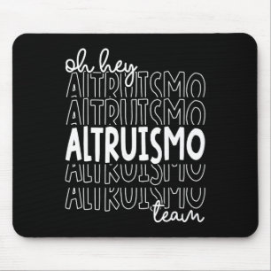 Oy Hey Altruismo Team House Of Givers Rca Schule S Mousepad