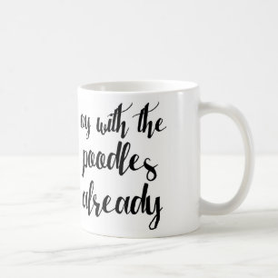 Oy mit der Pudel-Tasse Kaffeetasse