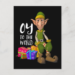 Oy to the World Funny Elf Weihnachten