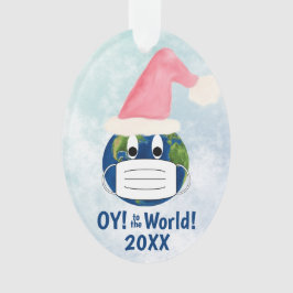 OY to World Funny Pandemic Weihnachten Ornament