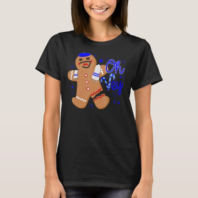 Oy Vey Happy Hanukkah Bake Squad Crew Chanu T-Shirt (Vorderseite)