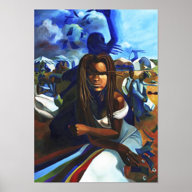 Oya am Marktplatz Poster (Vorne)