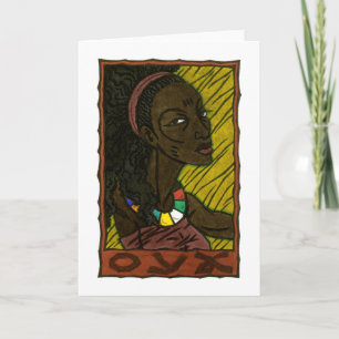 Oya Greeting Card Karte