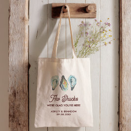 Oyster Aw Shucks We're Glad You're Here Wedding Tragetasche