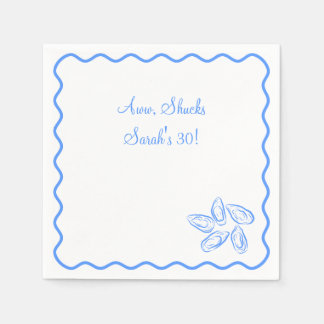 Oyster Funny Birthday Serviette