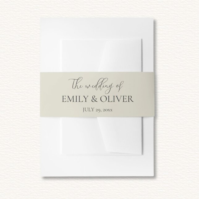 Oyster-Muscheln Hochzeit Einladungsbanderole (Von Creator hochgeladen)