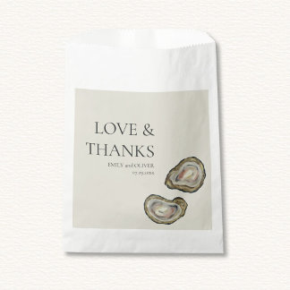 Oyster-Muscheln Hochzeit Geschenktütchen