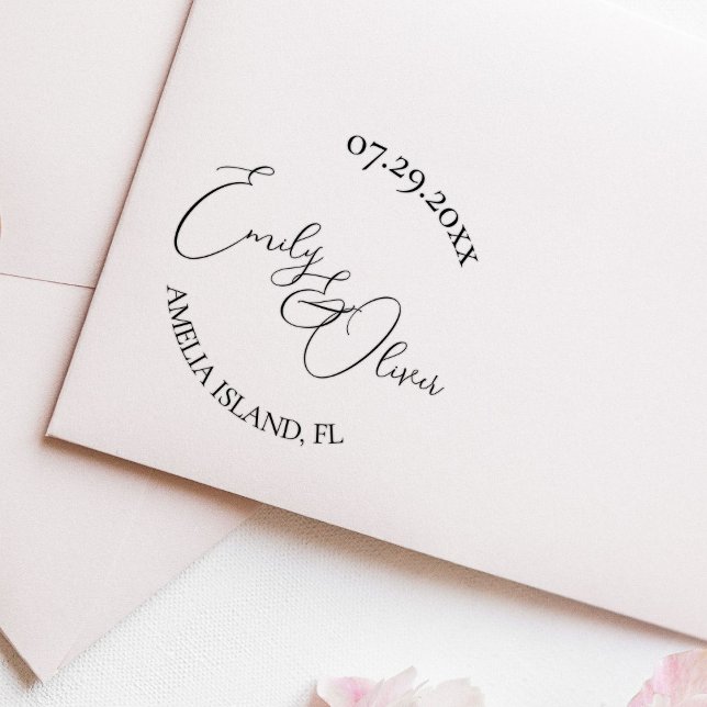 Oyster-Muscheln Hochzeit Gummistempel (Von Creator hochgeladen)