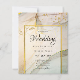 Oyster Pearl Gold WEDING Alkoholtink Abstrakt