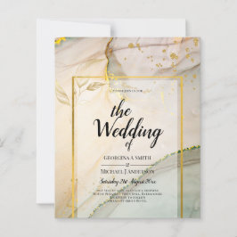 Oyster Pearl Gold WEDING Alkoholtink Abstrakt