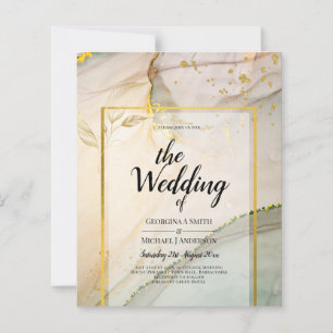 Oyster Pearl Gold WEDING Alkoholtink Abstrakt