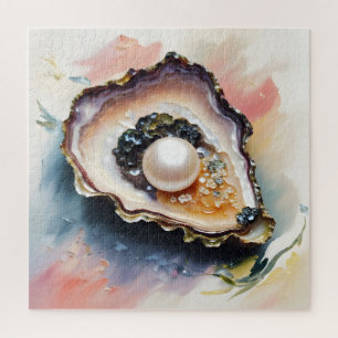 Oyster Pearl Shellfish Art Puzzle
