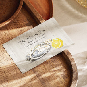 Oyster Roast Seafood Nautic Food Service Visitenkarte