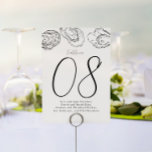 Oyster Shucking Party und Hochzeit Tischnummer<br><div class="desc">Dekorieren Sie Ihre Tische an Ihrer Auster,  indem Sie das Party mit diesen individuellen Zeichen der Tischnummer shucken.</div>