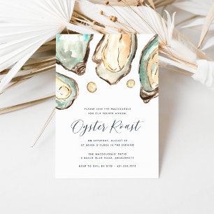 Oyster und Perl Oyster Roast Party Einladung