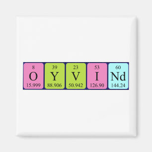 Øyvind Periodenmagnet-Magnet Magnet