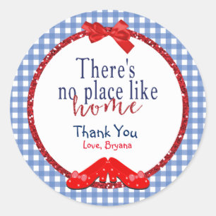 OZ Keine Party wie Zuhause Party Favor Sticker Lab