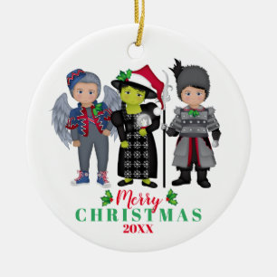 Oz Merry Christmas Team Wicked Keramik Ornament