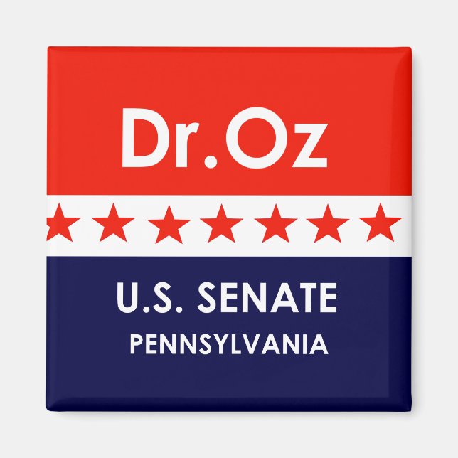 Oz US Senat Pennsylvania Magnet (Vorne)