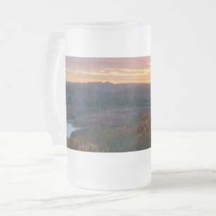 Ozark Berge Herbst Sonnenuntergang Mattierte Tasse