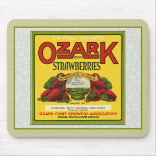 Ozark-Erdbeeren Mousepad