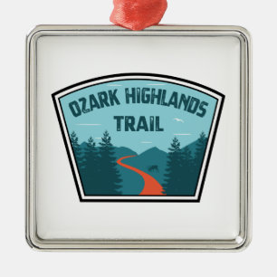Ozark Highlands Trail Ornament Aus Metall