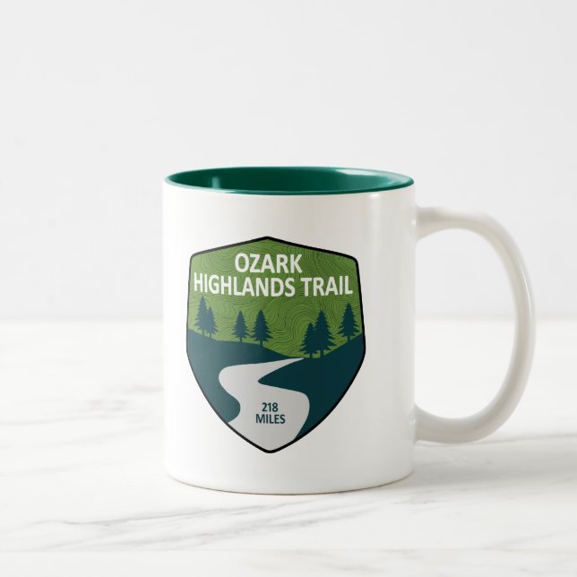Ozark Highlands Trail Zweifarbige Tasse (Rechts)
