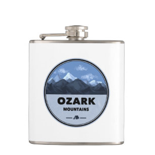 Ozark Mountains Camping Flachmann